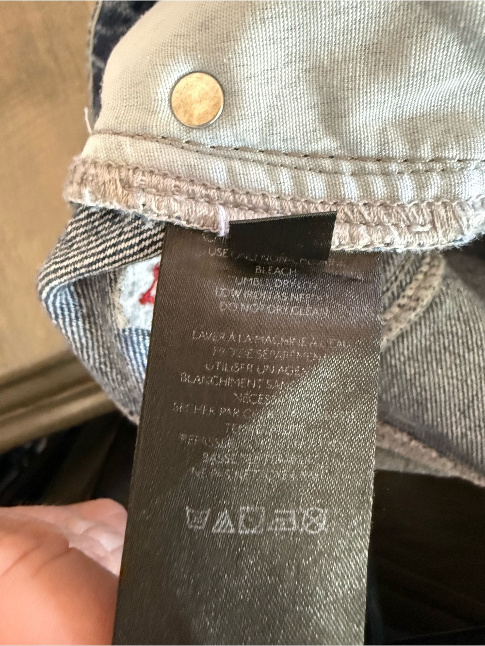 BDG Blue Denim Jeans with Contrast Stitch Design Size 31 - Picture 6 of 6